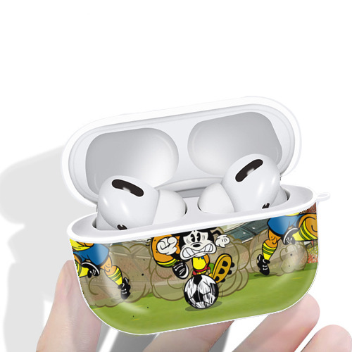 ミッキーマウス Mickey Mouse 【AirPods Pro用】ハードシェル保護ケース 耐衝撃・防指紋・カラビナ付き商品仕様