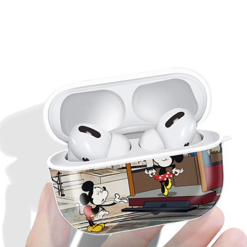 ミッキーマウス Mickey Mouse 【AirPods Pro用】ハードシェル保護ケース 耐衝撃・防指紋・カラビナ付き商品仕様