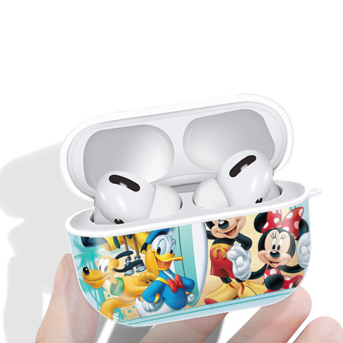 ミッキーマウス Mickey Mouse 【AirPods Pro用】ハードシェル保護ケース 耐衝撃・防指紋・カラビナ付き商品仕様