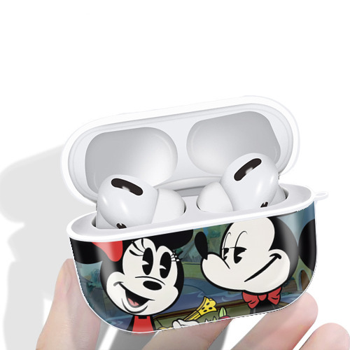 ミッキーマウス Mickey Mouse 【AirPods Pro用】ハードシェル保護ケース 耐衝撃・防指紋・カラビナ付き商品仕様