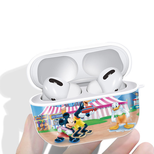 ミッキーマウス Mickey Mouse 【AirPods Pro用】ハードシェル保護ケース 耐衝撃・防指紋・カラビナ付き商品仕様