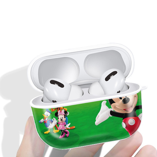 ミッキーマウス Mickey Mouse 【AirPods Pro用】ハードシェル保護ケース 耐衝撃・防指紋・カラビナ付き商品仕様