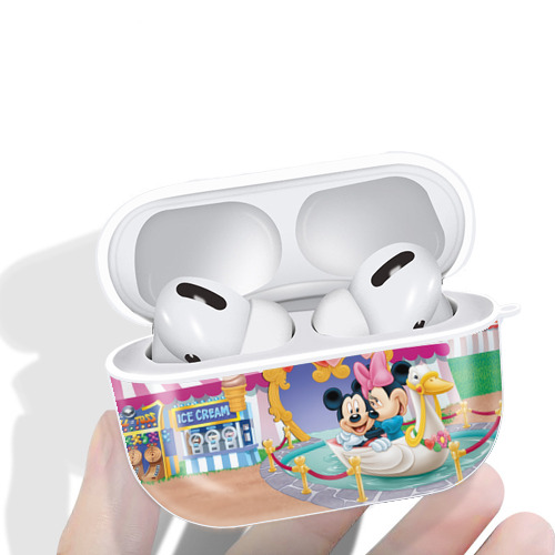 ミッキーマウス Mickey Mouse 【AirPods Pro用】ハードシェル保護ケース 耐衝撃・防指紋・カラビナ付き商品仕様