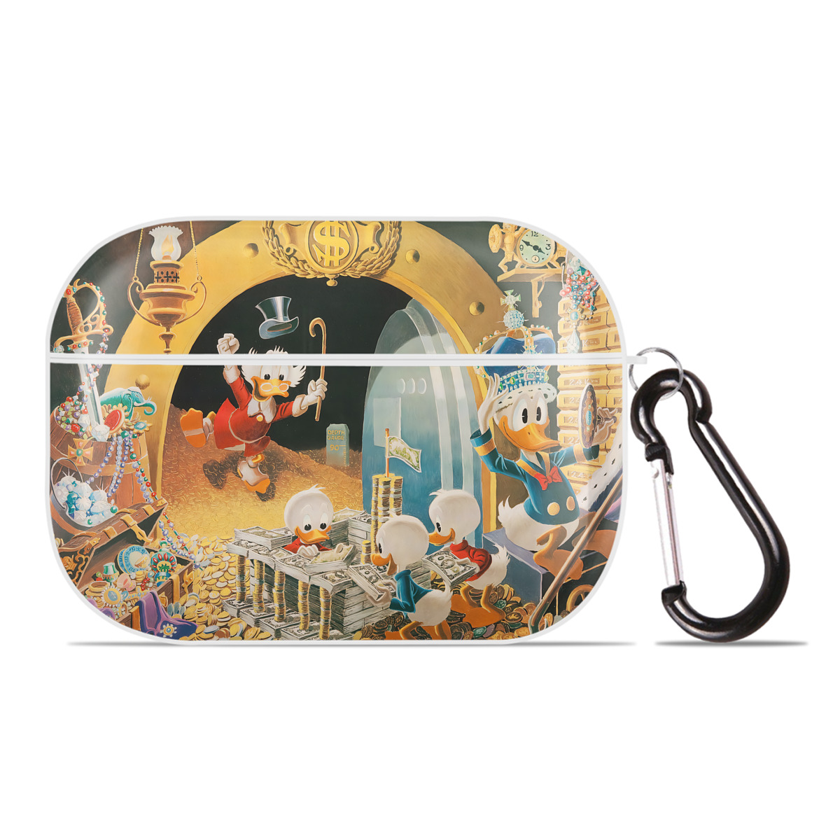 （画像用） ミッキーマウス Mickey Mouse 【AirPods Pro用】ハードシェル保護ケース 耐衝撃・防指紋・カラビナ付き商品仕様