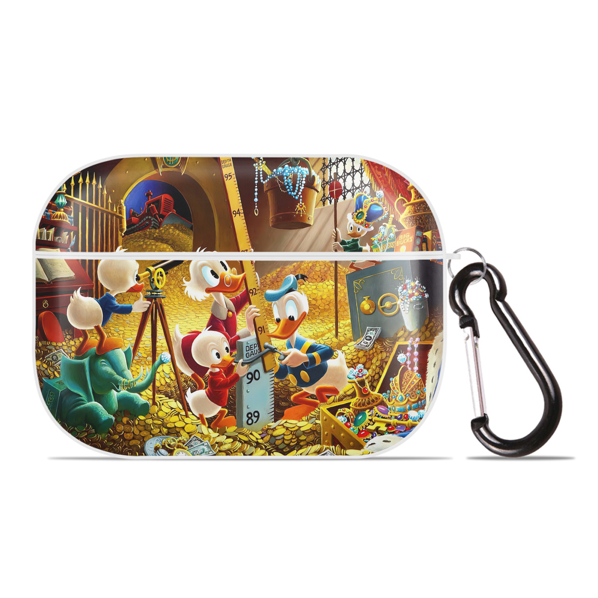 （画像用） ミッキーマウス Mickey Mouse 【AirPods Pro用】ハードシェル保護ケース 耐衝撃・防指紋・カラビナ付き商品仕様