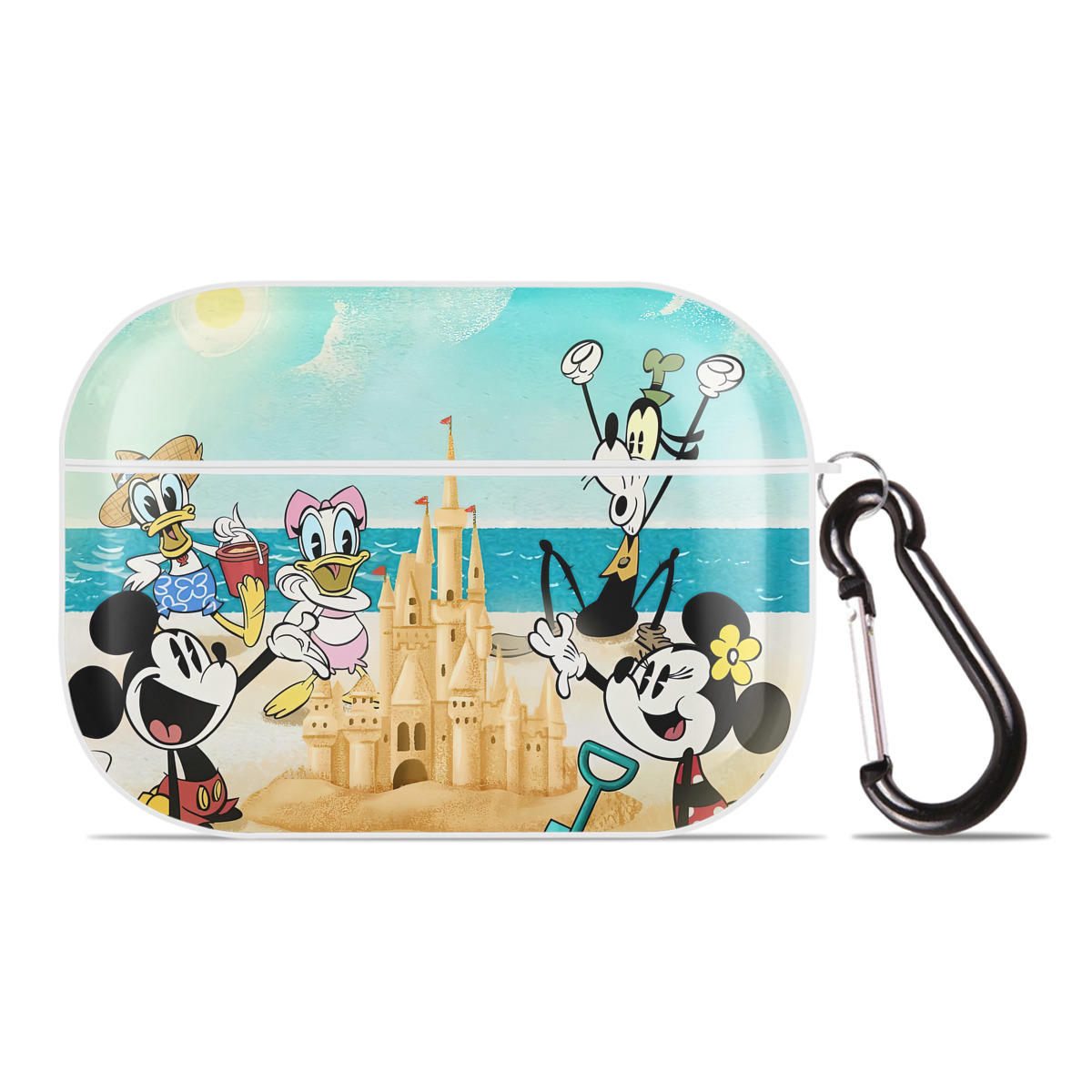 （画像用） ミッキーマウス Mickey Mouse 【AirPods Pro用】ハードシェル保護ケース 耐衝撃・防指紋・カラビナ付き商品仕様