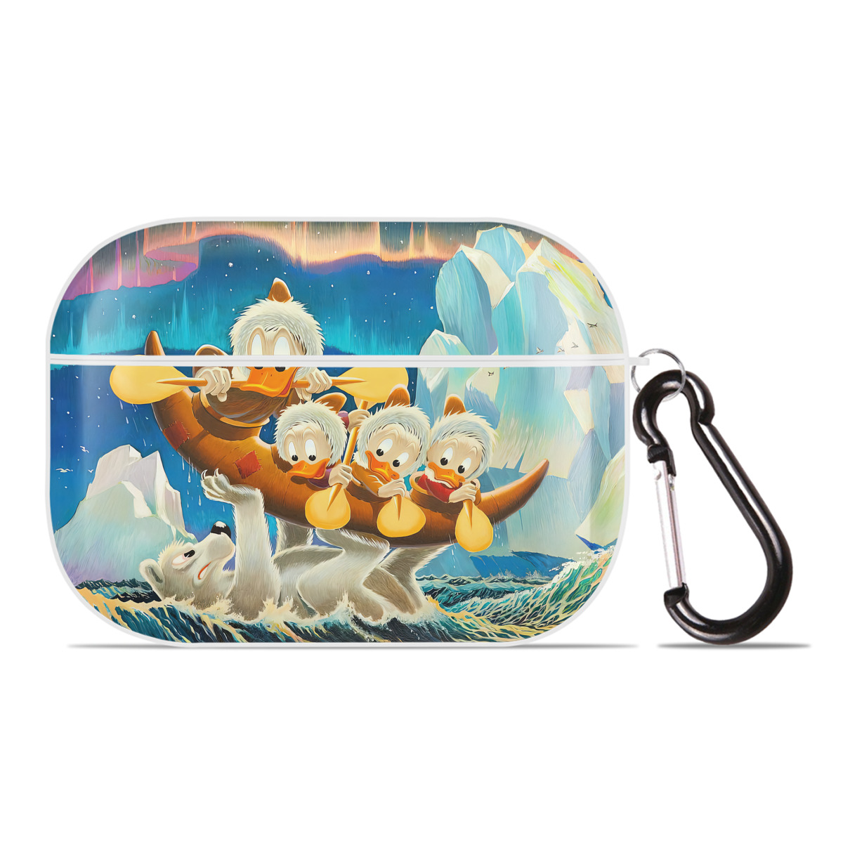 （画像用） ミッキーマウス Mickey Mouse 【AirPods Pro用】ハードシェル保護ケース 耐衝撃・防指紋・カラビナ付き商品仕様