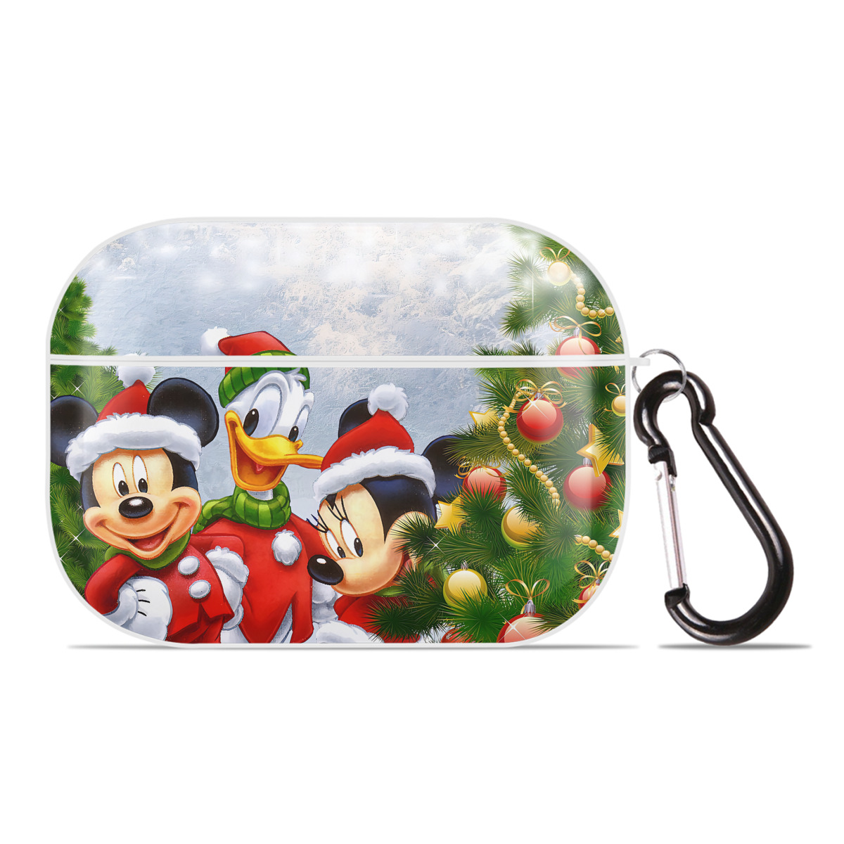 （画像用） ミッキーマウス Mickey Mouse 【AirPods Pro用】ハードシェル保護ケース 耐衝撃・防指紋・カラビナ付き商品仕様