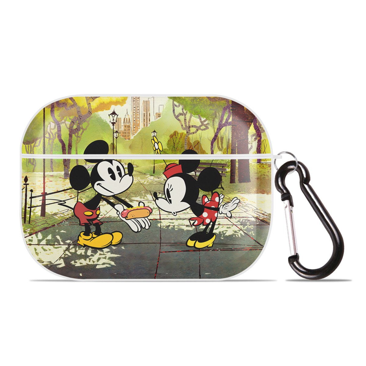 （画像用） ミッキーマウス Mickey Mouse 【AirPods Pro用】ハードシェル保護ケース 耐衝撃・防指紋・カラビナ付き商品仕様