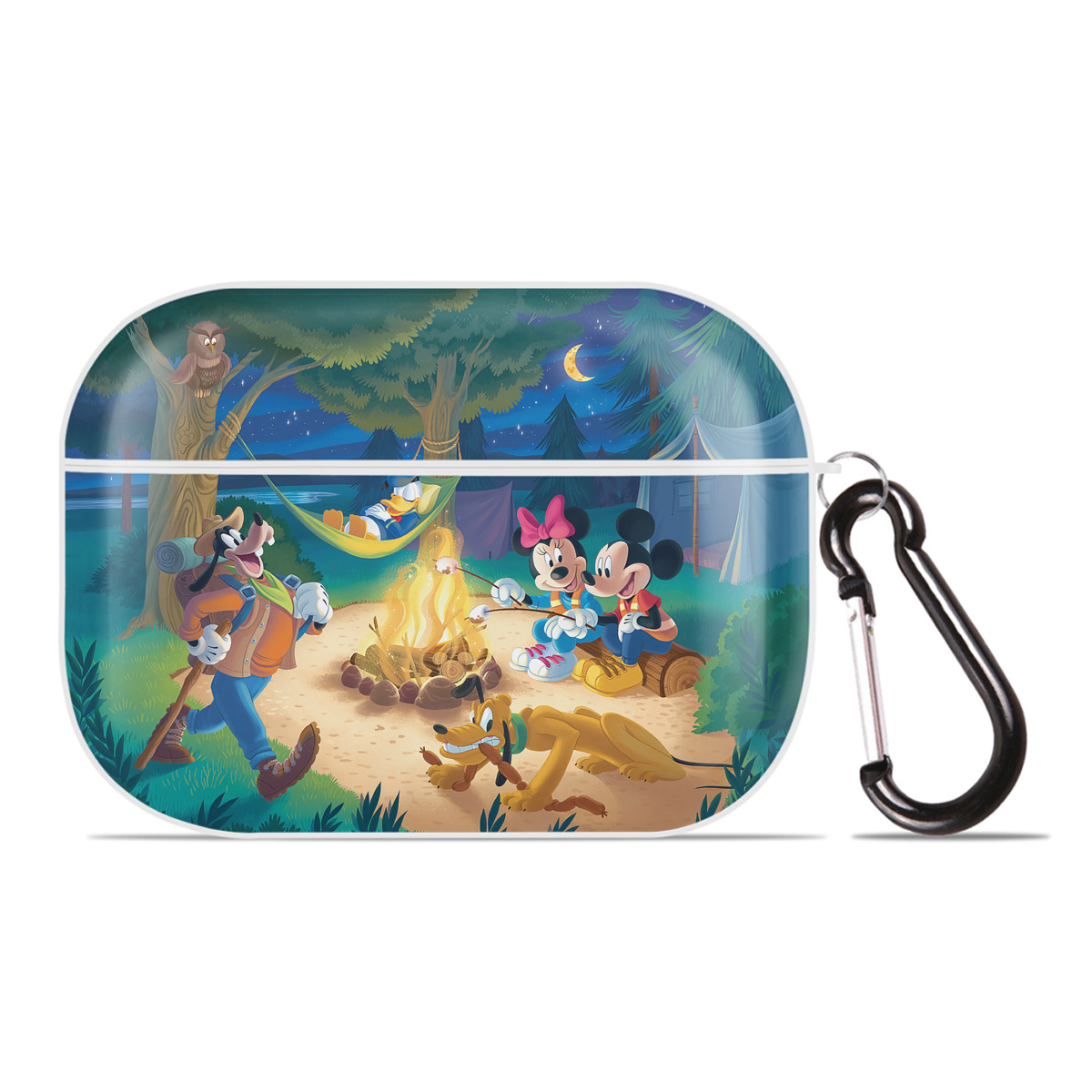 （画像用） ミッキーマウス Mickey Mouse 【AirPods Pro用】ハードシェル保護ケース 耐衝撃・防指紋・カラビナ付き商品仕様