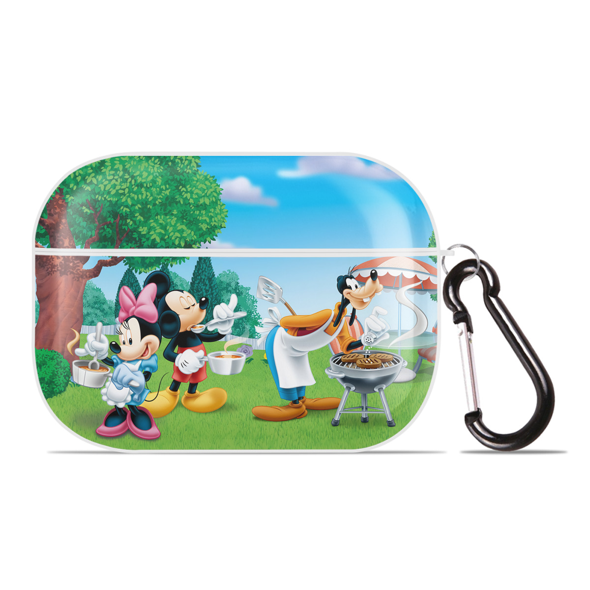 （画像用） ミッキーマウス Mickey Mouse 【AirPods Pro用】ハードシェル保護ケース 耐衝撃・防指紋・カラビナ付き商品仕様