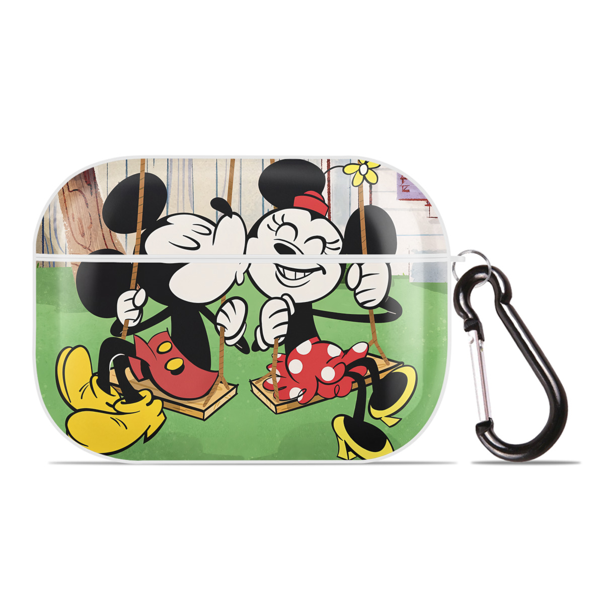 （画像用） ミッキーマウス Mickey Mouse 【AirPods Pro用】ハードシェル保護ケース 耐衝撃・防指紋・カラビナ付き商品仕様