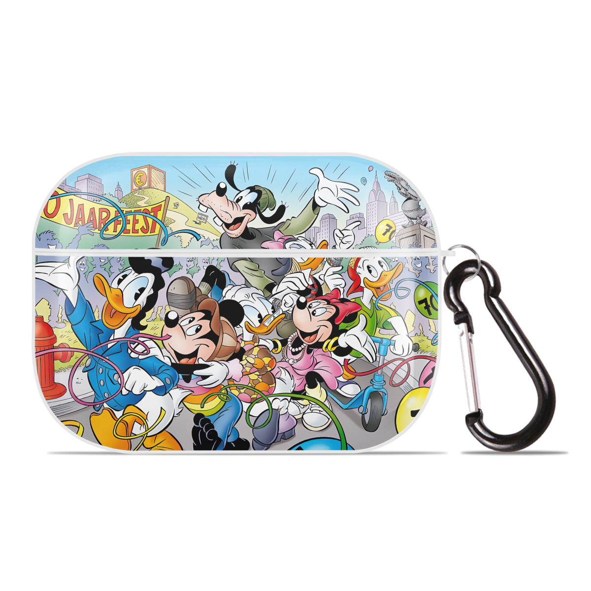 （画像用） ミッキーマウス Mickey Mouse 【AirPods Pro用】ハードシェル保護ケース 耐衝撃・防指紋・カラビナ付き商品仕様
