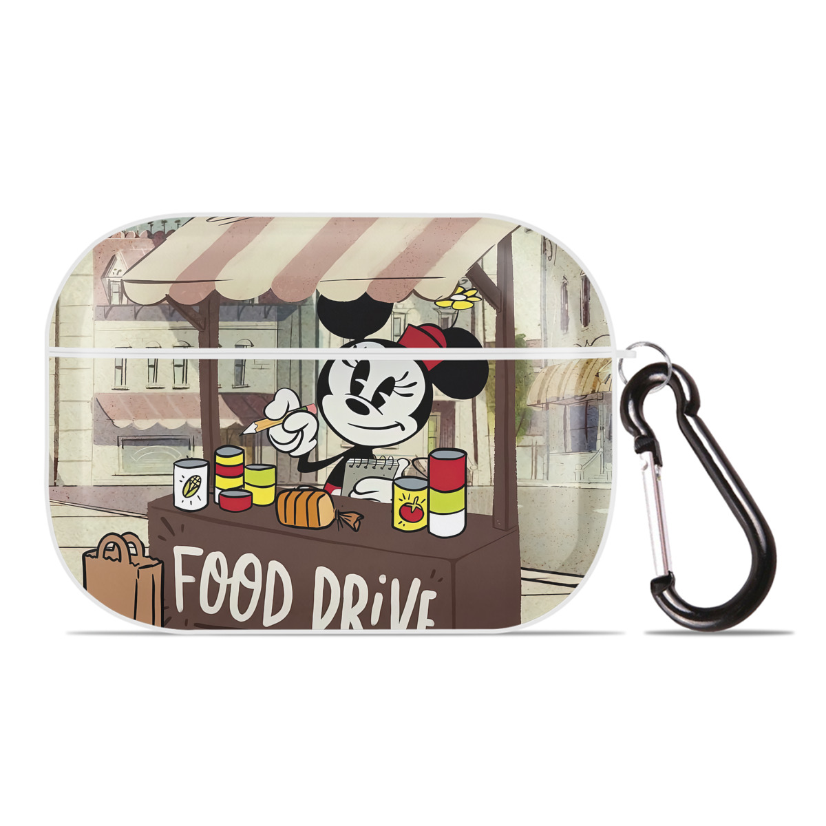 （画像用） ミッキーマウス Mickey Mouse 【AirPods Pro用】ハードシェル保護ケース 耐衝撃・防指紋・カラビナ付き商品仕様