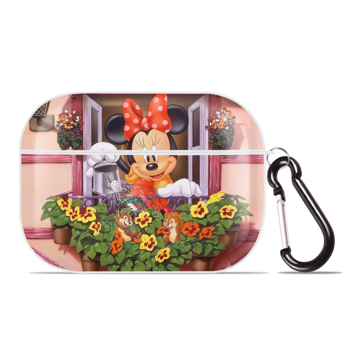 （画像用） ミッキーマウス Mickey Mouse 【AirPods Pro用】ハードシェル保護ケース 耐衝撃・防指紋・カラビナ付き商品仕様
