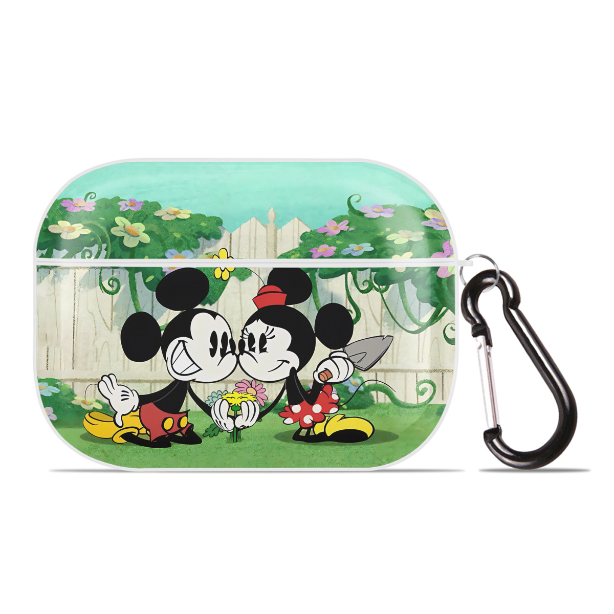 （画像用） ミッキーマウス Mickey Mouse 【AirPods Pro用】ハードシェル保護ケース 耐衝撃・防指紋・カラビナ付き商品仕様
