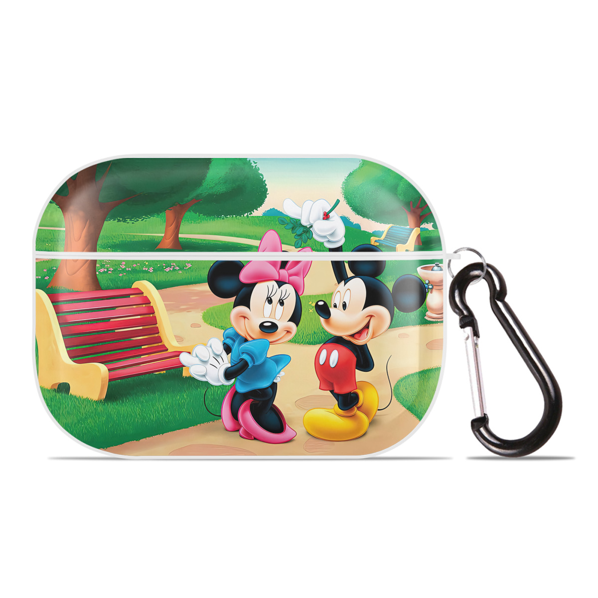 （画像用） ミッキーマウス Mickey Mouse 【AirPods Pro用】ハードシェル保護ケース 耐衝撃・防指紋・カラビナ付き商品仕様