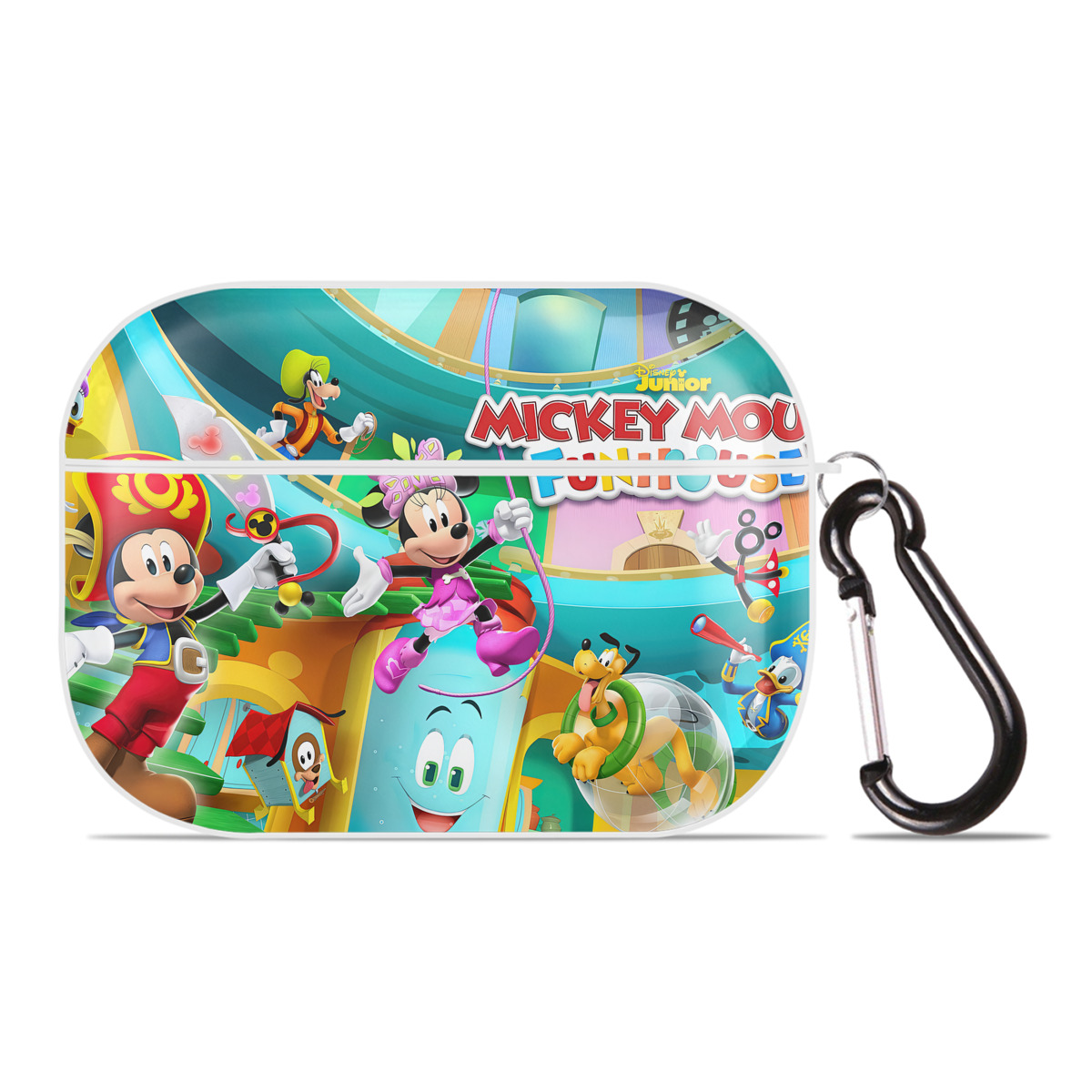 （画像用） ミッキーマウス Mickey Mouse 【AirPods Pro用】ハードシェル保護ケース 耐衝撃・防指紋・カラビナ付き商品仕様