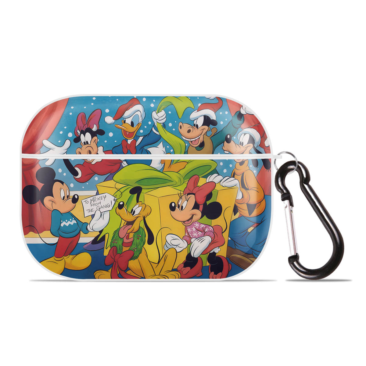 （画像用） ミッキーマウス Mickey Mouse 【AirPods Pro用】ハードシェル保護ケース 耐衝撃・防指紋・カラビナ付き商品仕様