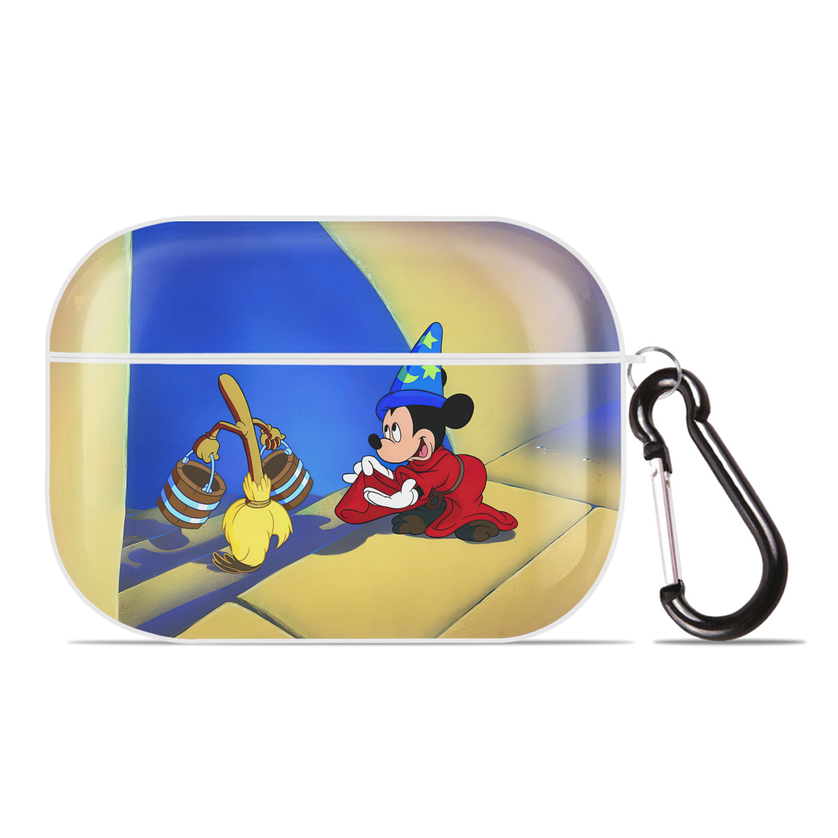 （画像用） ミッキーマウス Mickey Mouse 【AirPods Pro用】ハードシェル保護ケース 耐衝撃・防指紋・カラビナ付き商品仕様