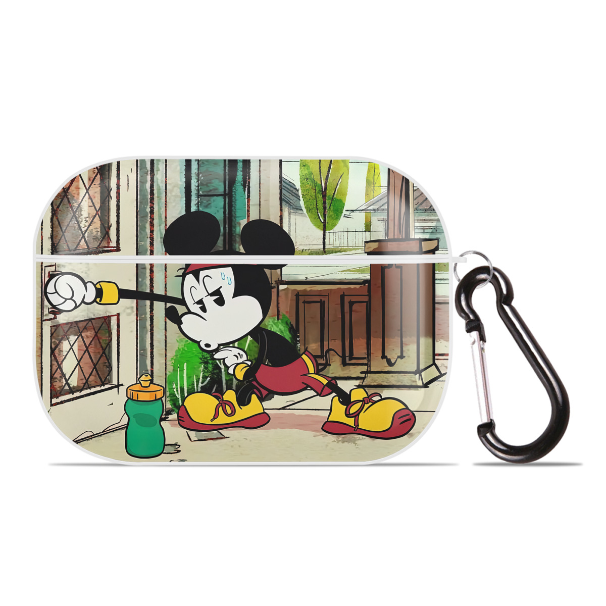（画像用） ミッキーマウス Mickey Mouse 【AirPods Pro用】ハードシェル保護ケース 耐衝撃・防指紋・カラビナ付き商品仕様