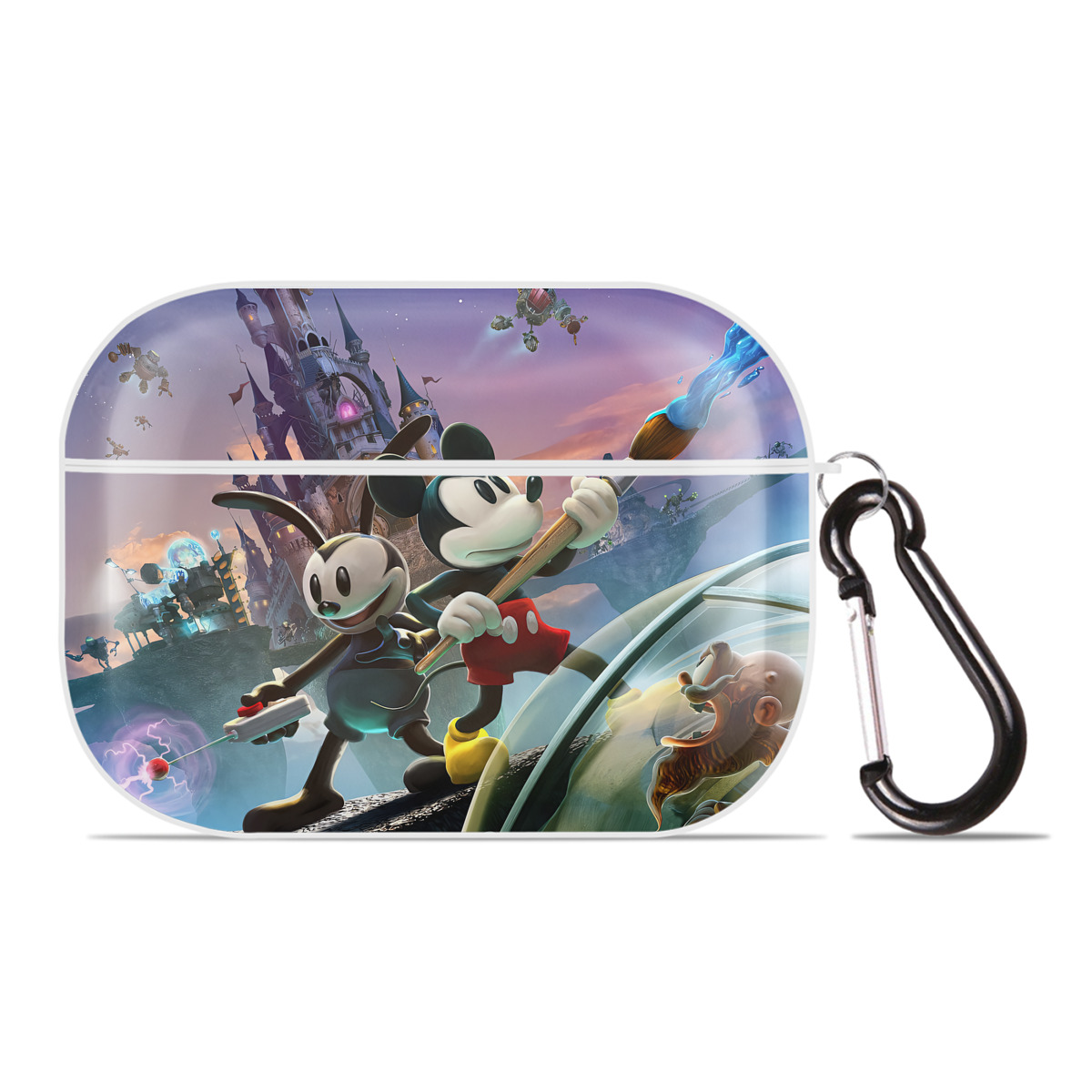 （画像用） ミッキーマウス Mickey Mouse 【AirPods Pro用】ハードシェル保護ケース 耐衝撃・防指紋・カラビナ付き商品仕様