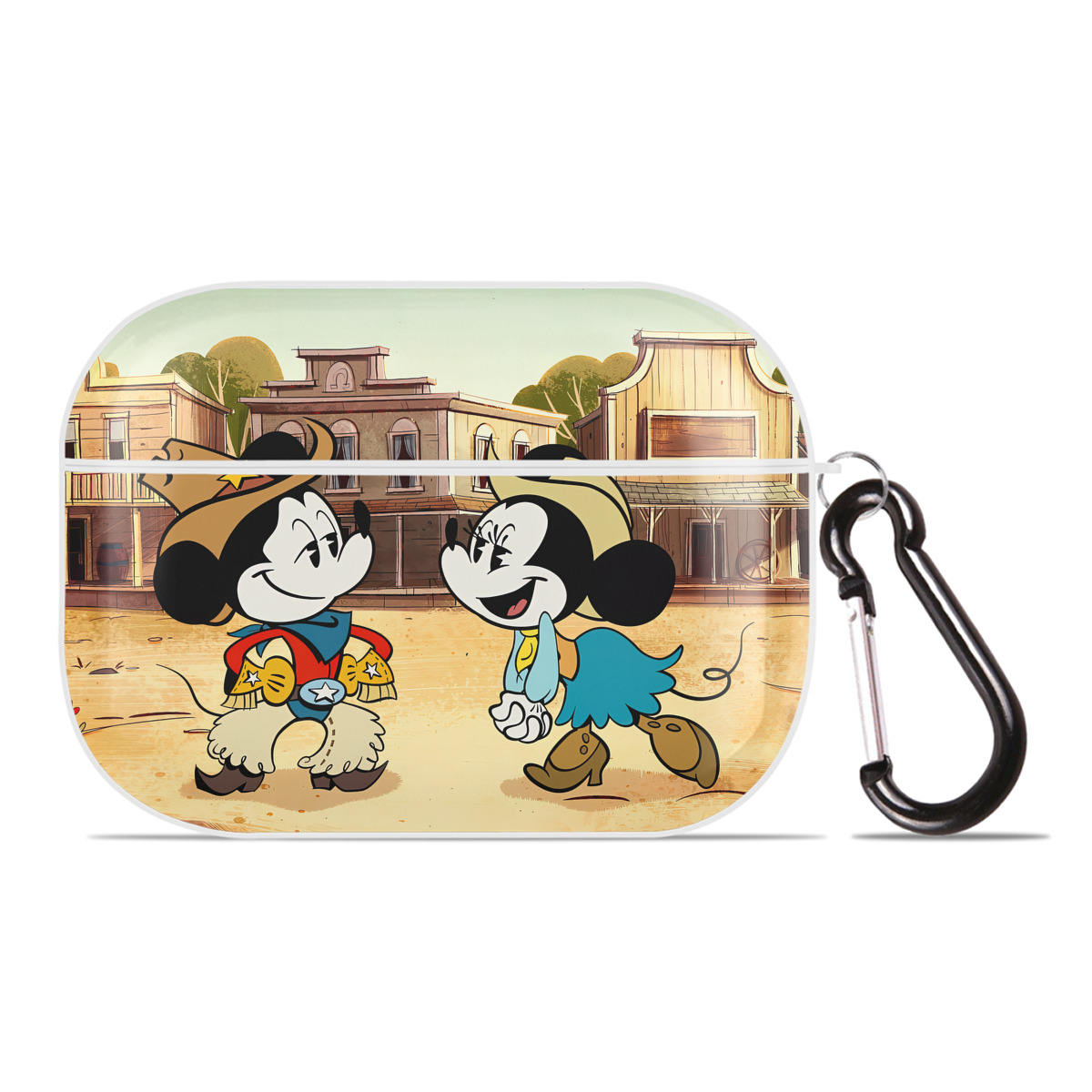 （画像用） ミッキーマウス Mickey Mouse 【AirPods Pro用】ハードシェル保護ケース 耐衝撃・防指紋・カラビナ付き商品仕様