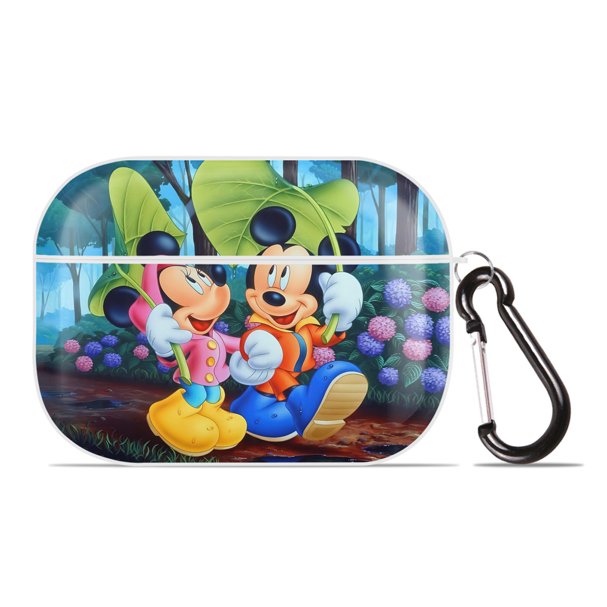 （画像用） ミッキーマウス Mickey Mouse 【AirPods Pro用】ハードシェル保護ケース 耐衝撃・防指紋・カラビナ付き商品仕様