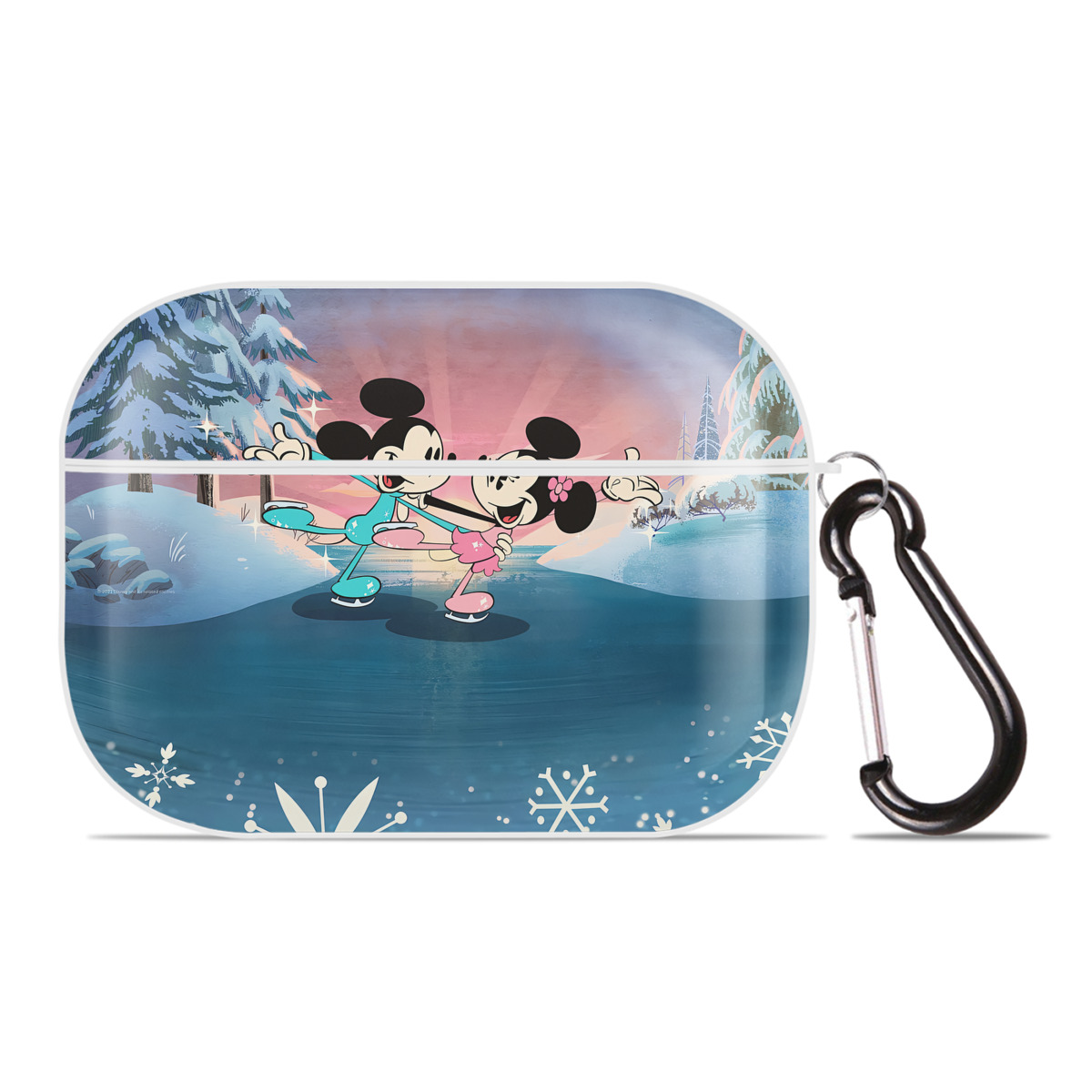 （画像用） ミッキーマウス Mickey Mouse 【AirPods Pro用】ハードシェル保護ケース 耐衝撃・防指紋・カラビナ付き商品仕様