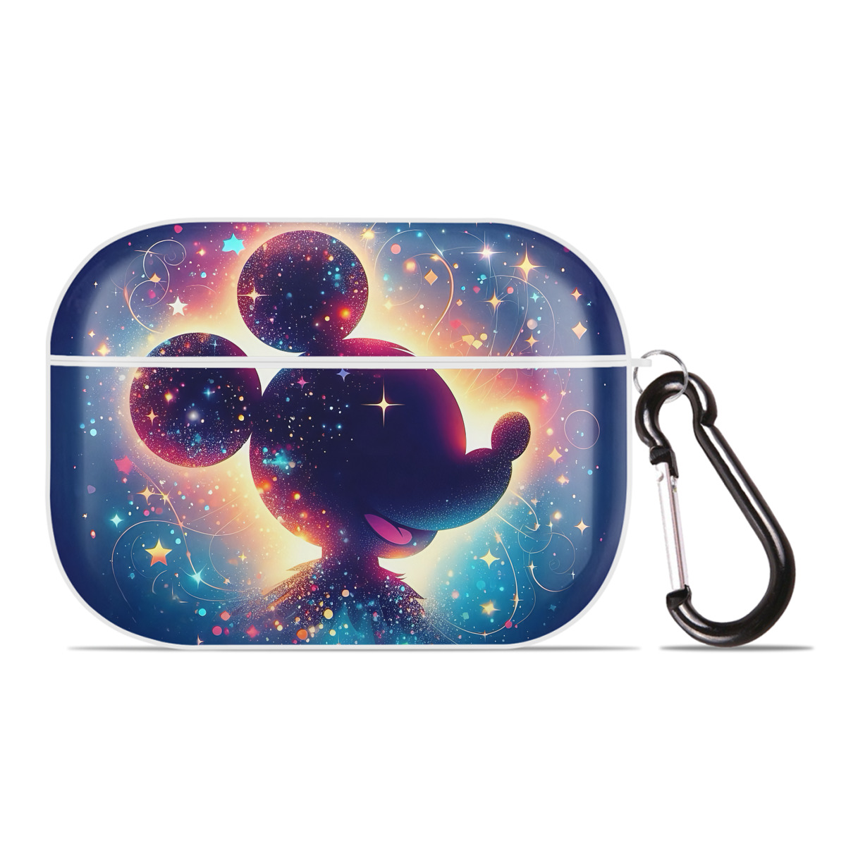 （画像用） ミッキーマウス Mickey Mouse 【AirPods Pro用】ハードシェル保護ケース 耐衝撃・防指紋・カラビナ付き商品仕様