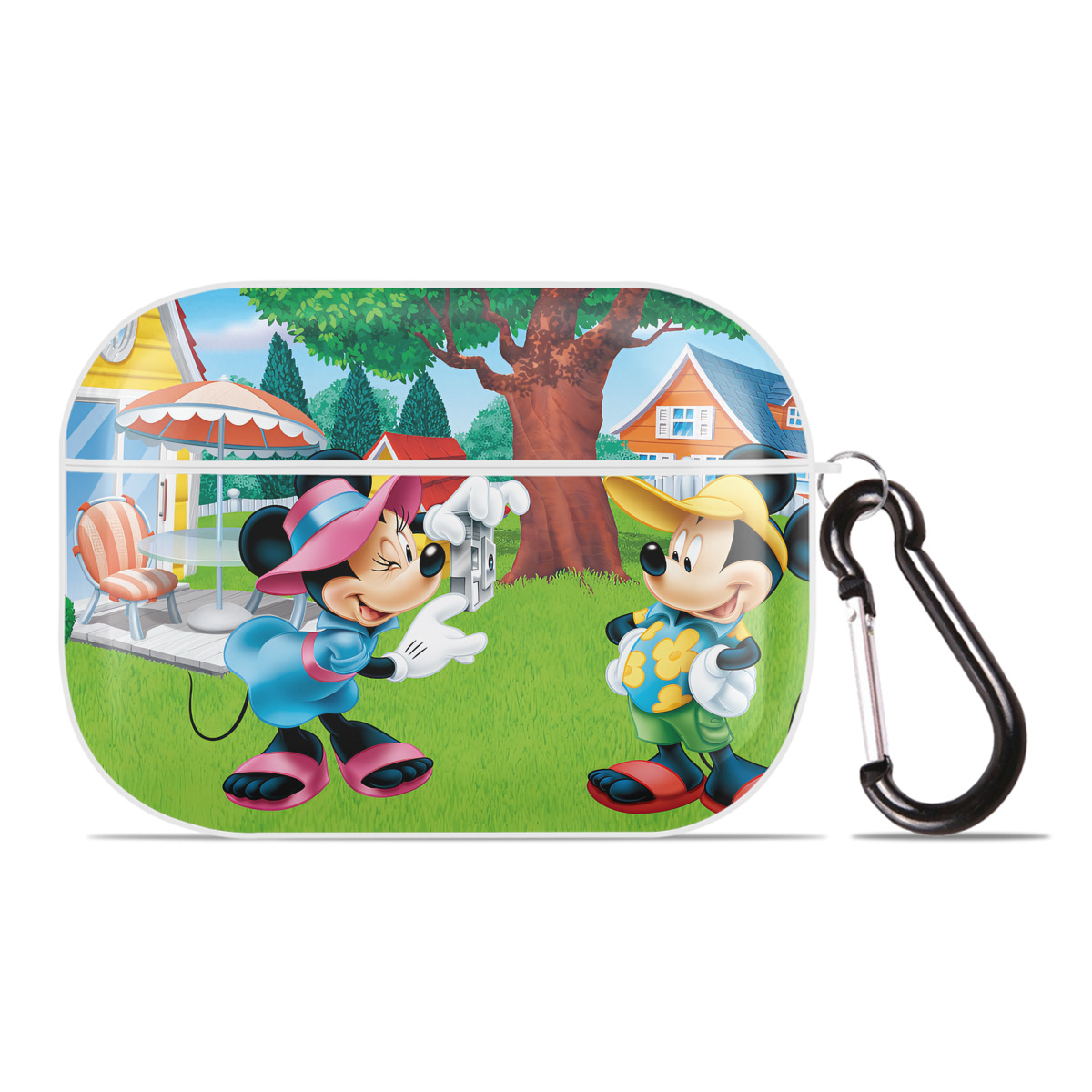 （画像用） ミッキーマウス Mickey Mouse 【AirPods Pro用】ハードシェル保護ケース 耐衝撃・防指紋・カラビナ付き商品仕様