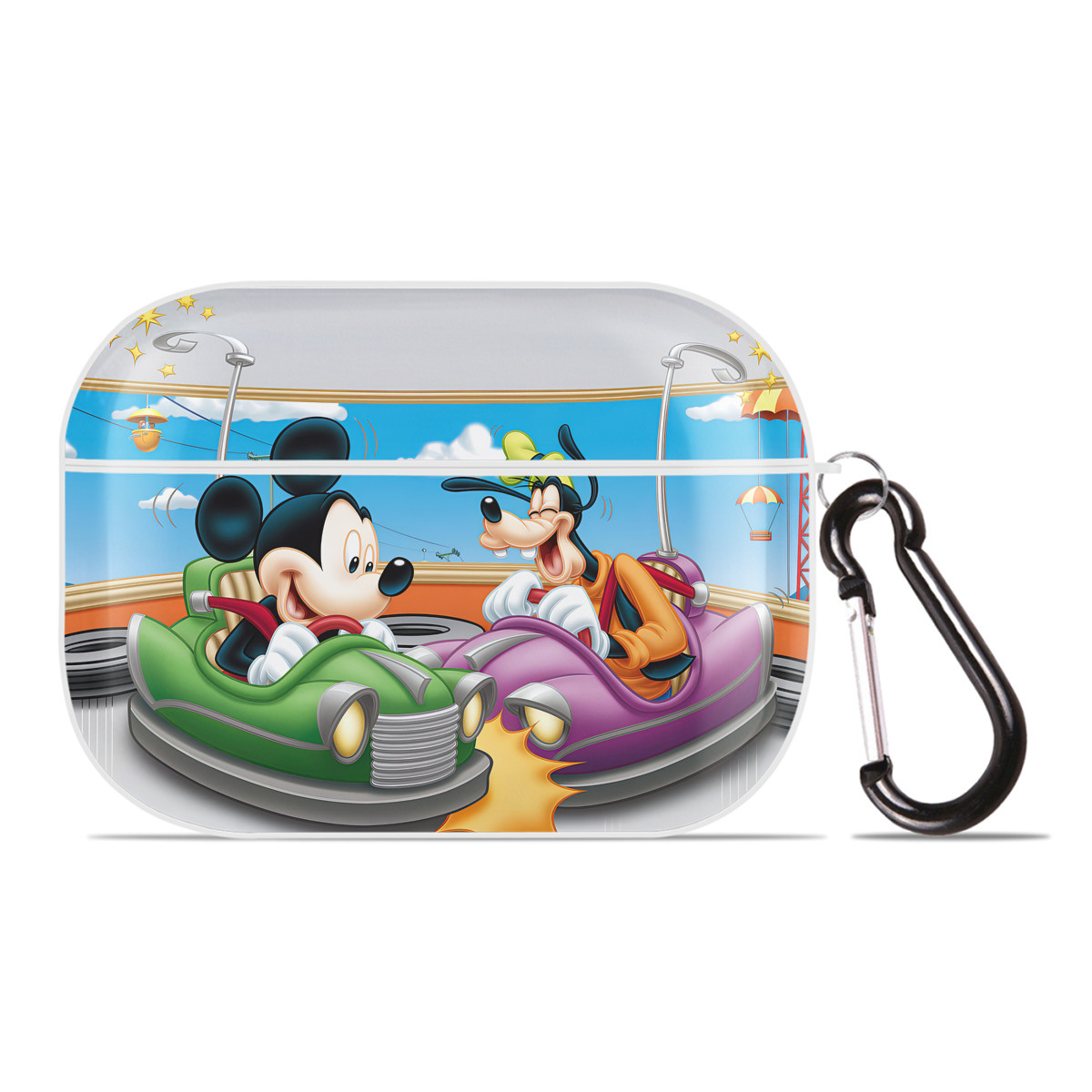 （画像用） ミッキーマウス Mickey Mouse 【AirPods Pro用】ハードシェル保護ケース 耐衝撃・防指紋・カラビナ付き商品仕様