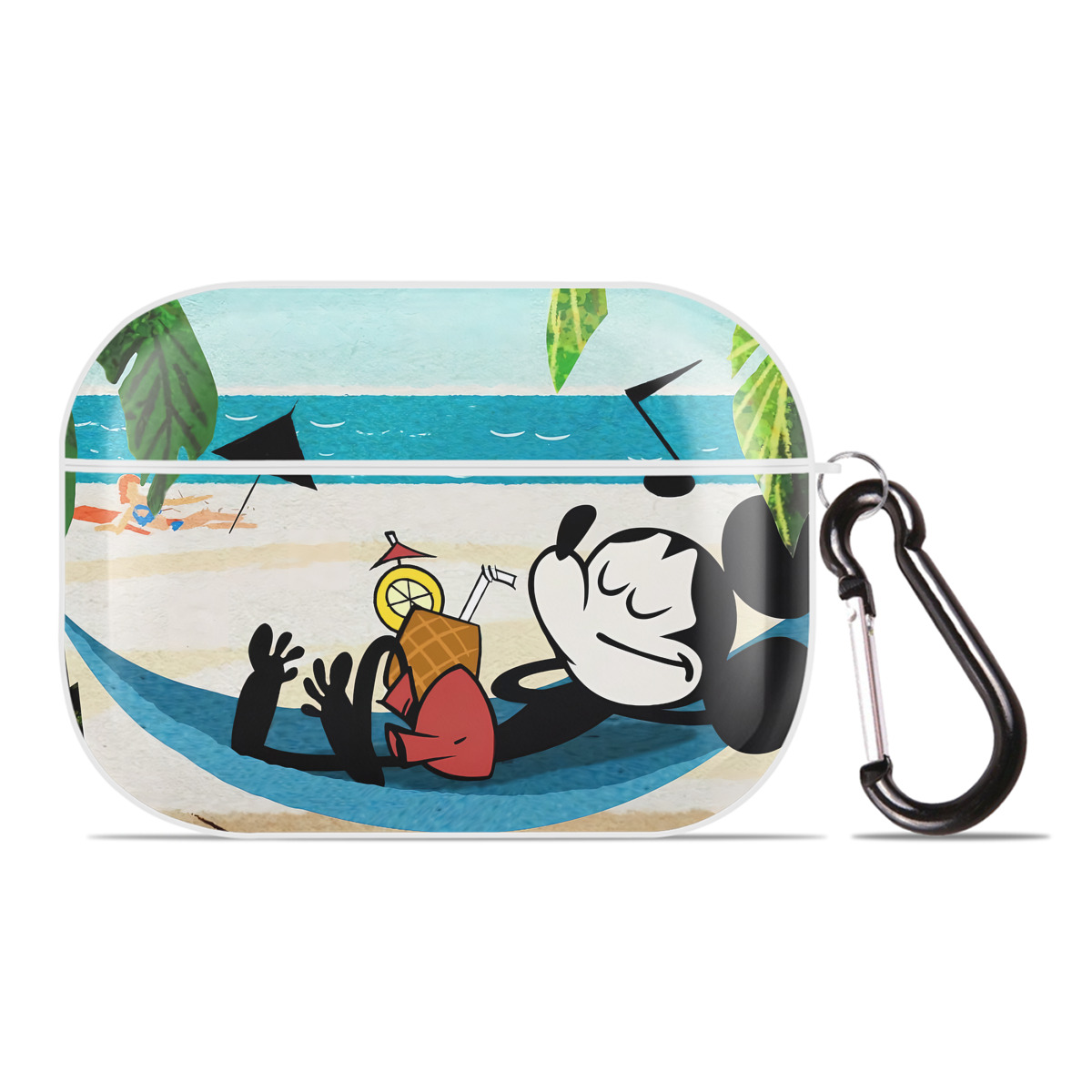 （画像用） ミッキーマウス Mickey Mouse 【AirPods Pro用】ハードシェル保護ケース 耐衝撃・防指紋・カラビナ付き商品仕様