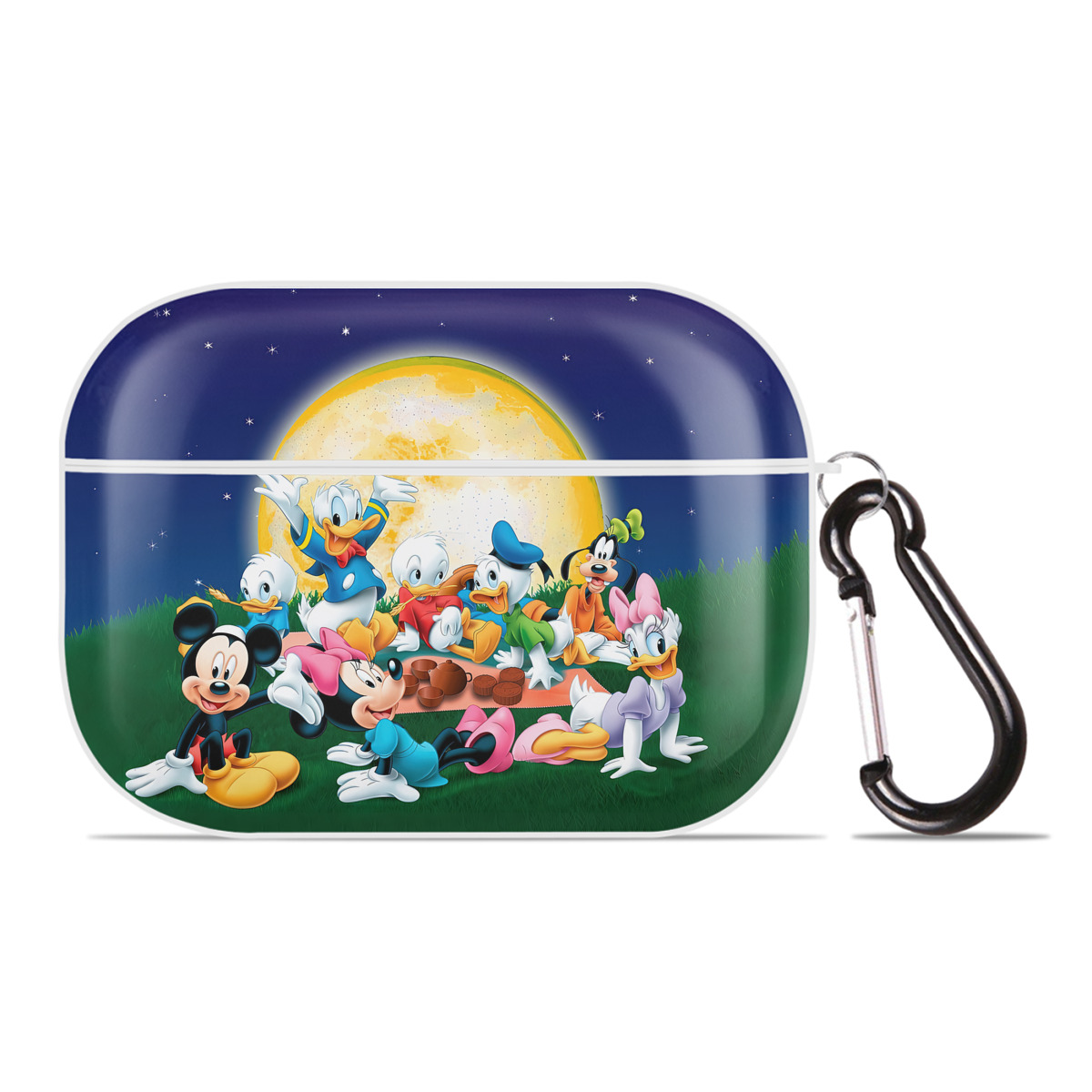 （画像用） ミッキーマウス Mickey Mouse 【AirPods Pro用】ハードシェル保護ケース 耐衝撃・防指紋・カラビナ付き商品仕様