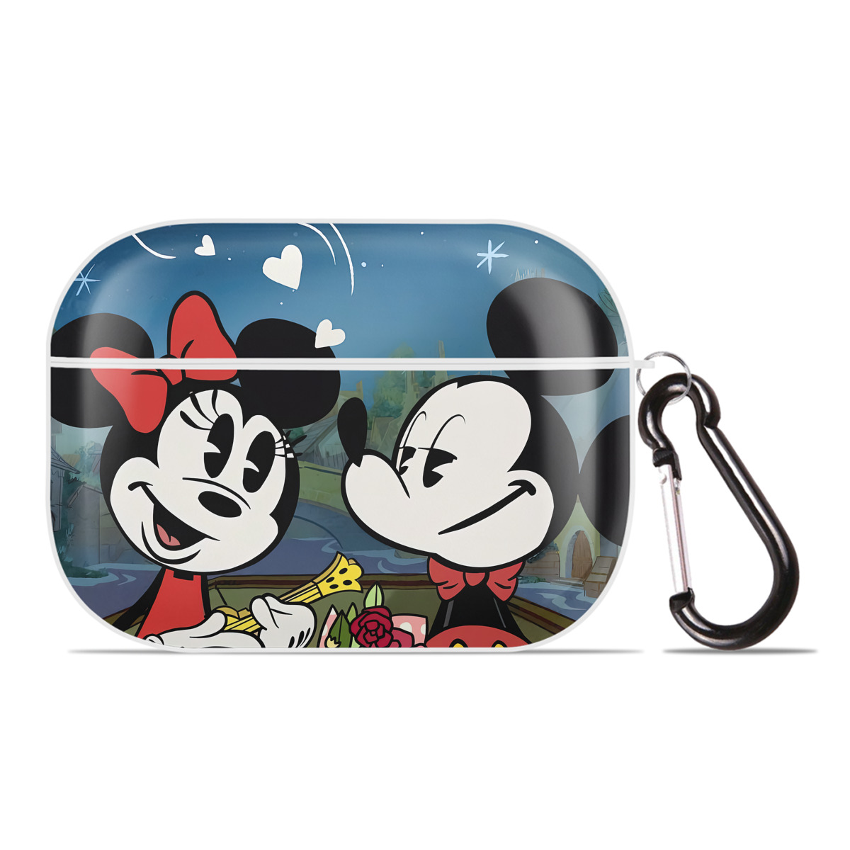 （画像用） ミッキーマウス Mickey Mouse 【AirPods Pro用】ハードシェル保護ケース 耐衝撃・防指紋・カラビナ付き商品仕様