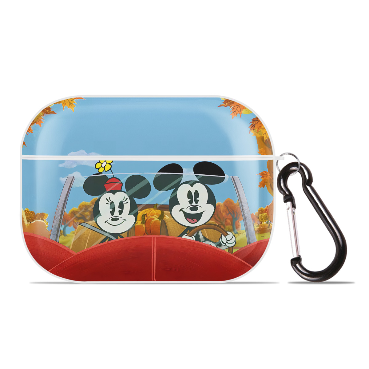（画像用） ミッキーマウス Mickey Mouse 【AirPods Pro用】ハードシェル保護ケース 耐衝撃・防指紋・カラビナ付き商品仕様