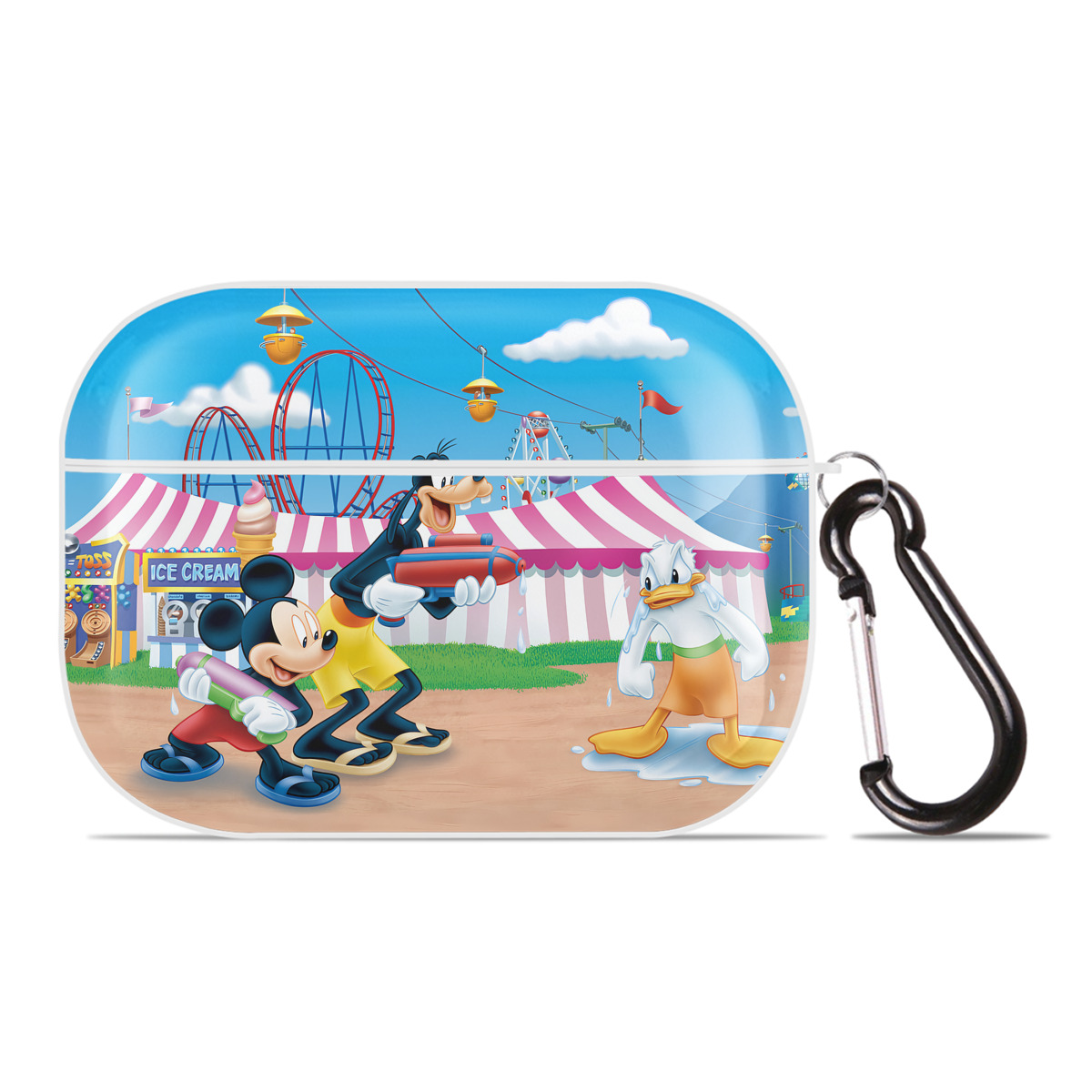 （画像用） ミッキーマウス Mickey Mouse 【AirPods Pro用】ハードシェル保護ケース 耐衝撃・防指紋・カラビナ付き商品仕様