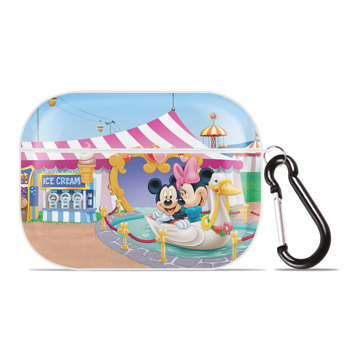 （画像用） ミッキーマウス Mickey Mouse 【AirPods Pro用】ハードシェル保護ケース 耐衝撃・防指紋・カラビナ付き商品仕様