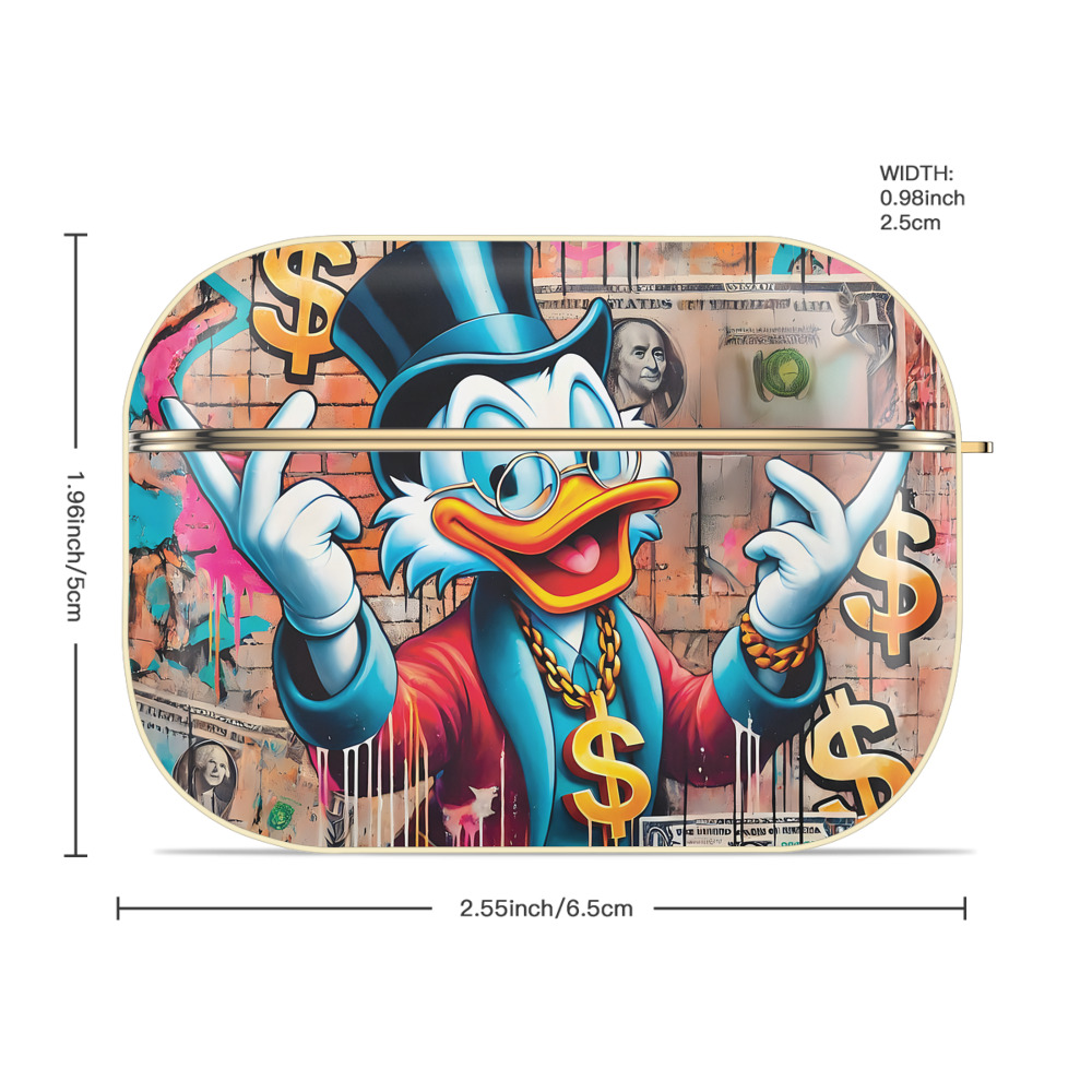 ミッキーマウス Mickey Mouse 【AirPods Pro用】ハードシェル保護ケース｜耐衝撃・防指紋・カラビナ付き商品仕様