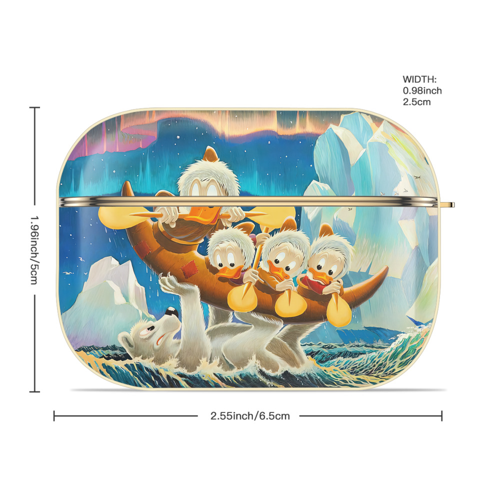 ミッキーマウス Mickey Mouse 【AirPods Pro用】ハードシェル保護ケース｜耐衝撃・防指紋・カラビナ付き商品仕様