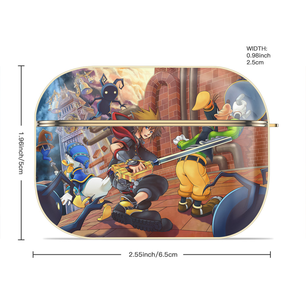 ミッキーマウス Mickey Mouse 【AirPods Pro用】ハードシェル保護ケース｜耐衝撃・防指紋・カラビナ付き商品仕様