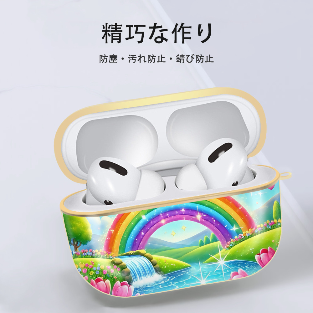 ミッキーマウス Mickey Mouse 【AirPods Pro用】ハードシェル保護ケース｜耐衝撃・防指紋・カラビナ付き商品仕様