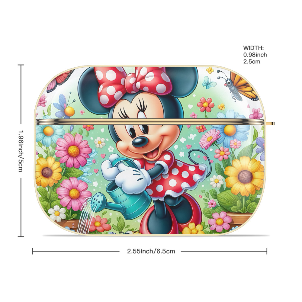 ミッキーマウス Mickey Mouse 【AirPods Pro用】ハードシェル保護ケース｜耐衝撃・防指紋・カラビナ付き商品仕様