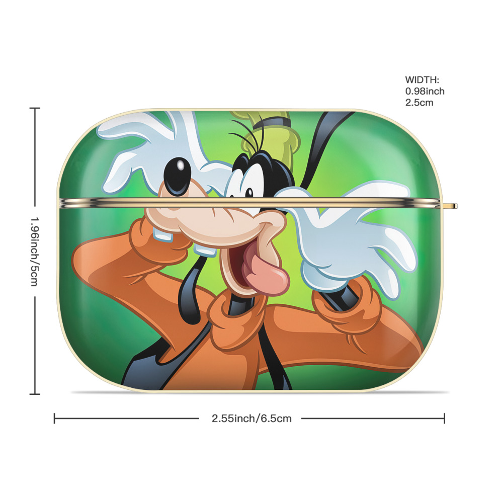 ミッキーマウス Mickey Mouse 【AirPods Pro用】ハードシェル保護ケース｜耐衝撃・防指紋・カラビナ付き商品仕様