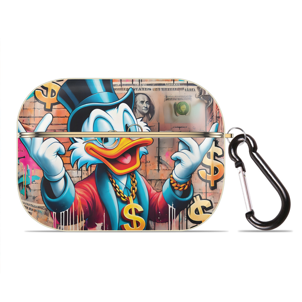 （画像用） ミッキーマウス Mickey Mouse 【AirPods Pro用】ハードシェル保護ケース｜耐衝撃・防指紋・カラビナ付き商品仕様