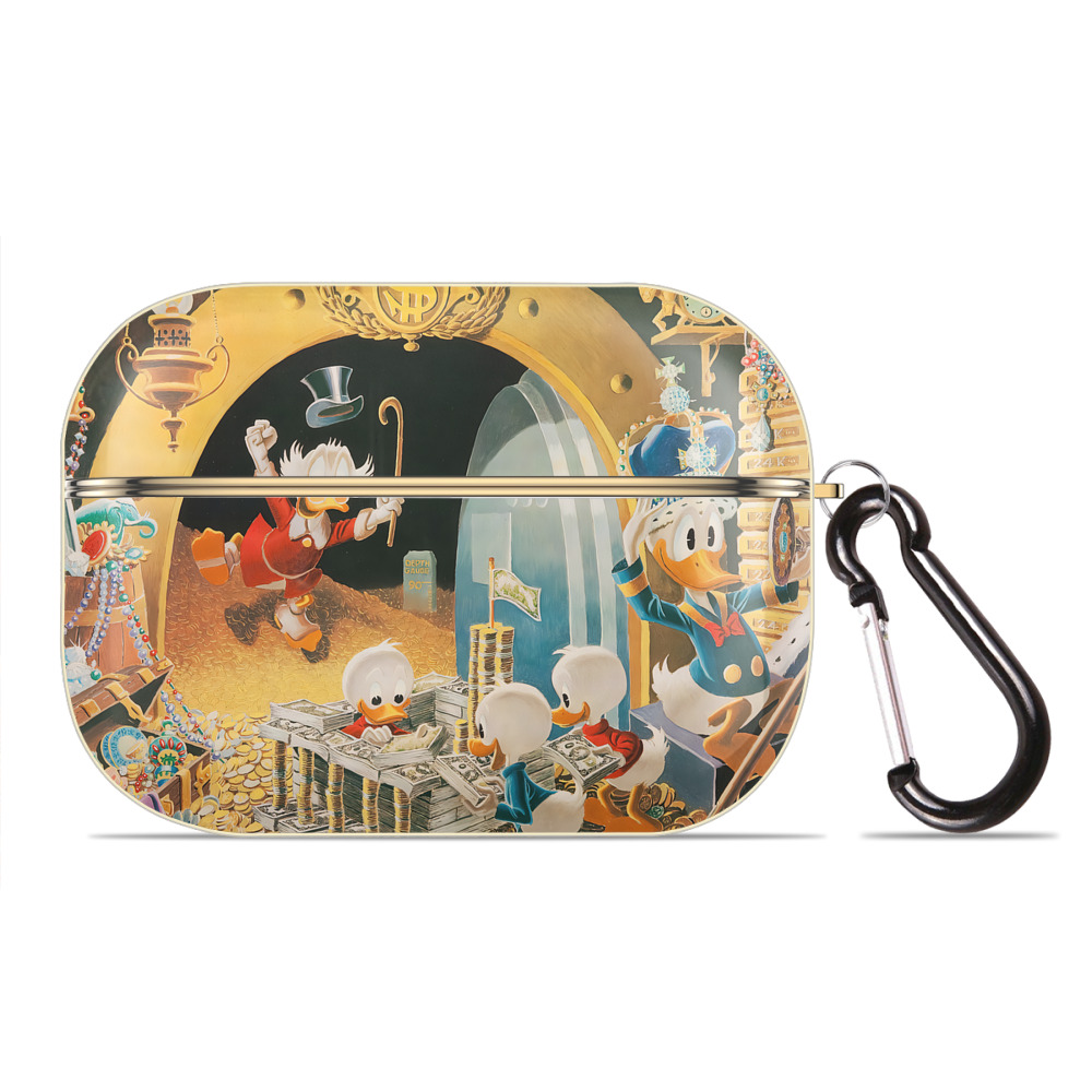 （画像用） ミッキーマウス Mickey Mouse 【AirPods Pro用】ハードシェル保護ケース｜耐衝撃・防指紋・カラビナ付き商品仕様