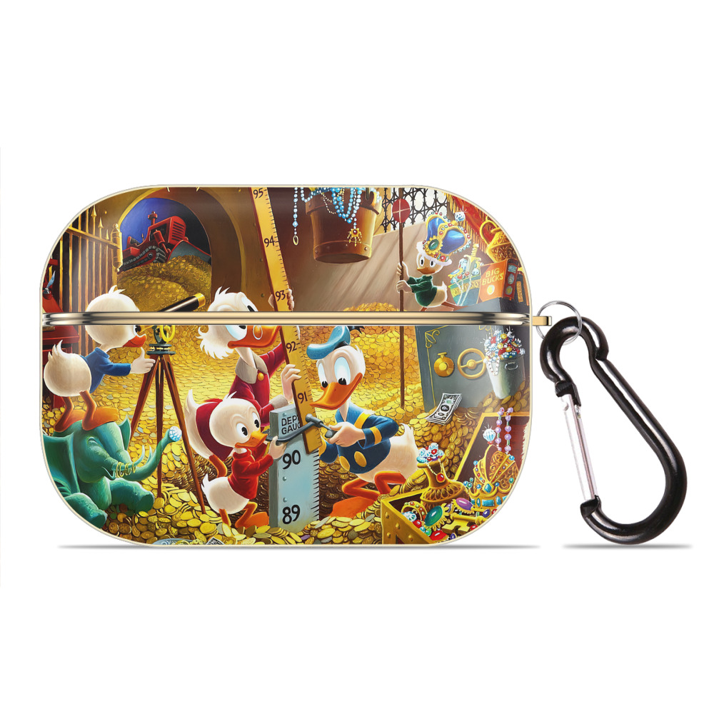 （画像用） ミッキーマウス Mickey Mouse 【AirPods Pro用】ハードシェル保護ケース｜耐衝撃・防指紋・カラビナ付き商品仕様
