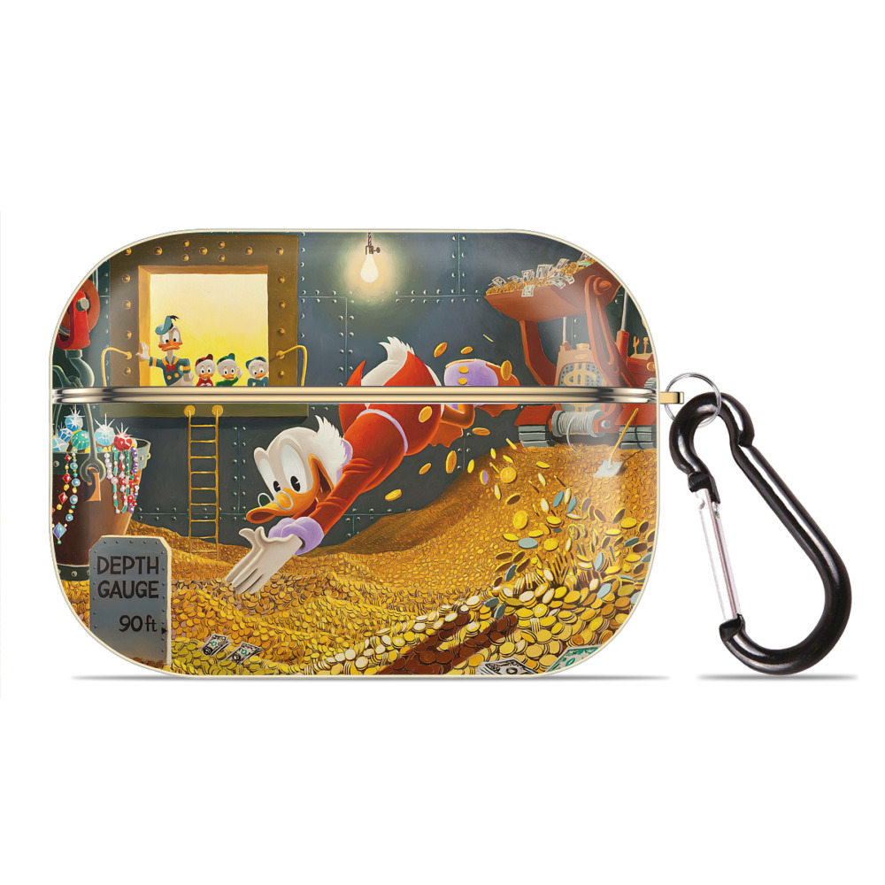 （画像用） ミッキーマウス Mickey Mouse 【AirPods Pro用】ハードシェル保護ケース｜耐衝撃・防指紋・カラビナ付き商品仕様