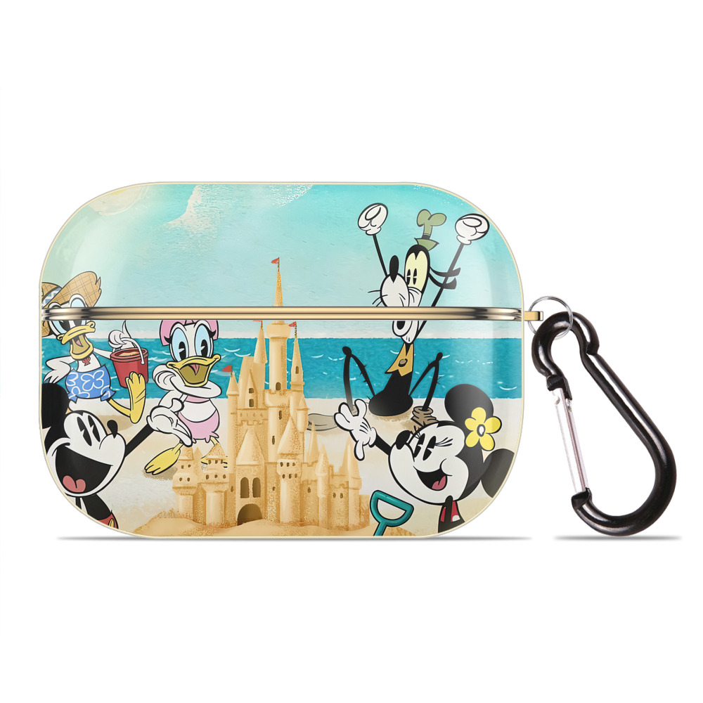 （画像用） ミッキーマウス Mickey Mouse 【AirPods Pro用】ハードシェル保護ケース｜耐衝撃・防指紋・カラビナ付き商品仕様