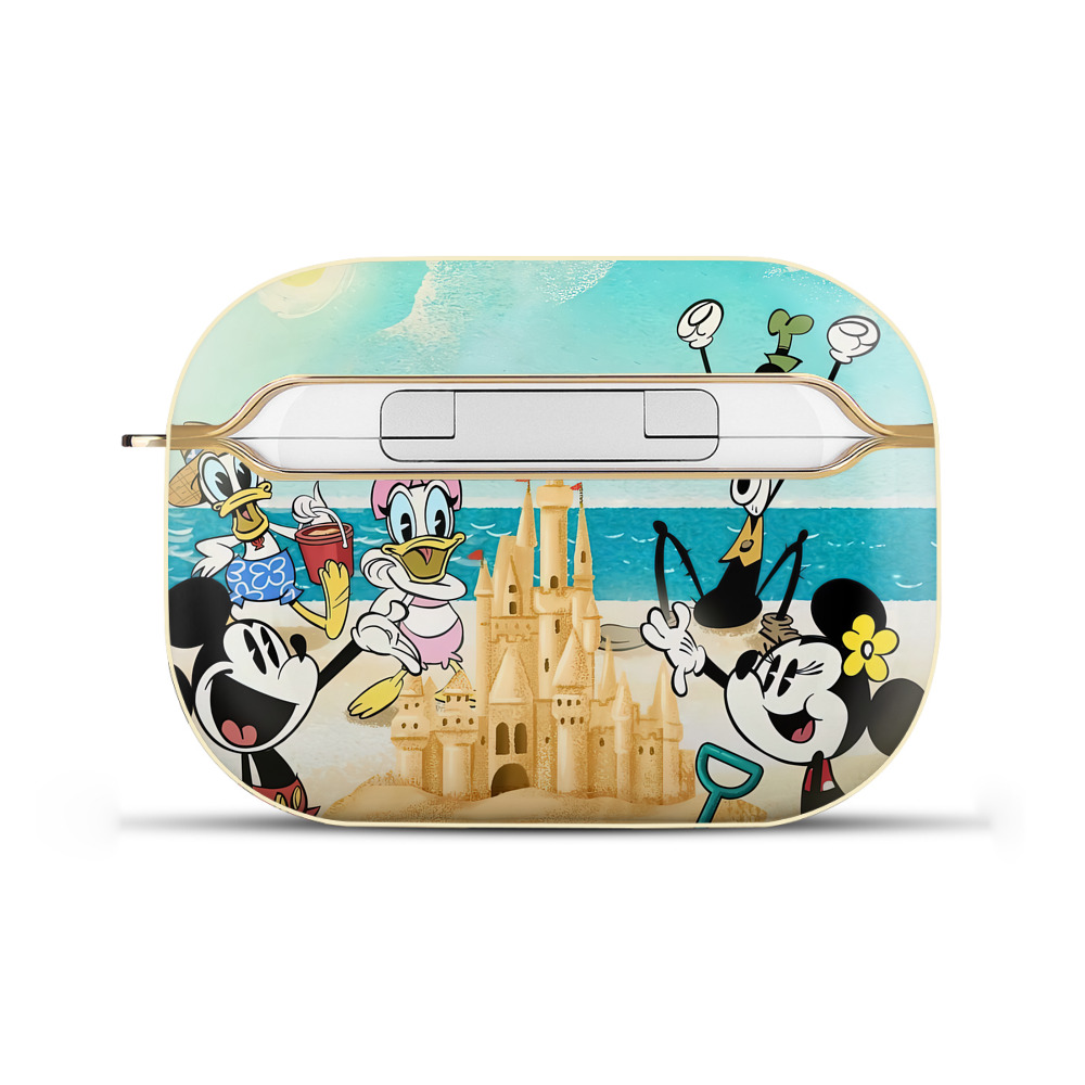 （画像用） ミッキーマウス Mickey Mouse 【AirPods Pro用】ハードシェル保護ケース｜耐衝撃・防指紋・カラビナ付き商品仕様